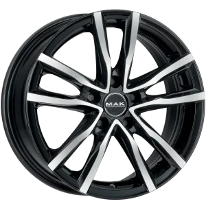Mak Wheels – MILANO – Black – 16″x6.5″ 35mm – Summer Wheels – F6560MIBM35LG